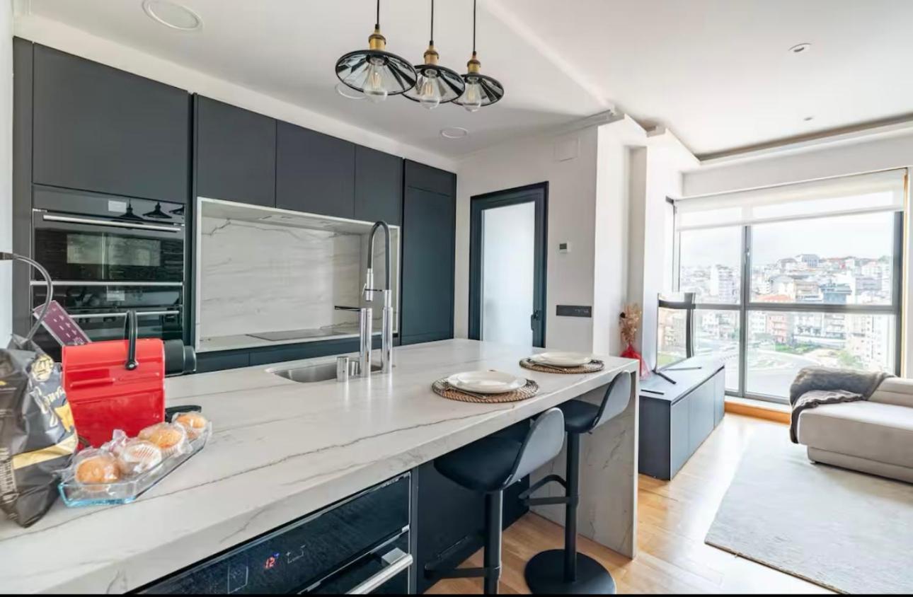 Apartamento Centrico Y Moderno Con Vistas A La Ria Vigo Eksteriør bilde